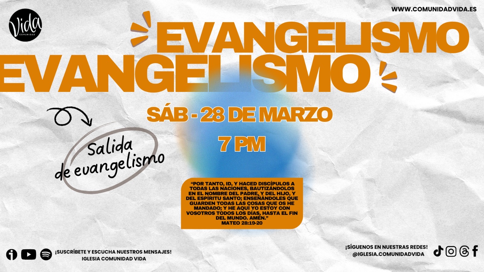 Eventos Comunidad Vida