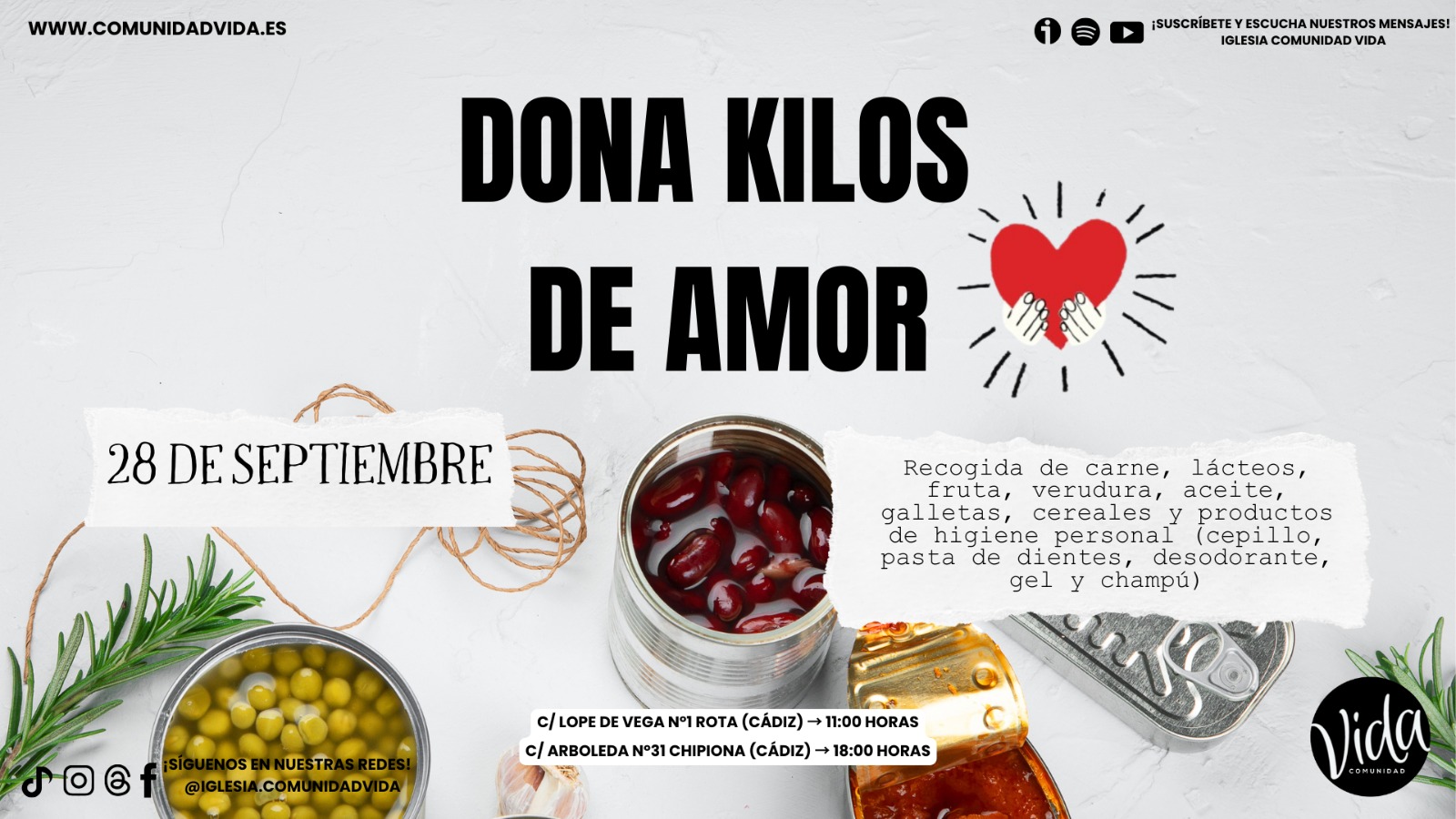 Eventos Comunidad Vida