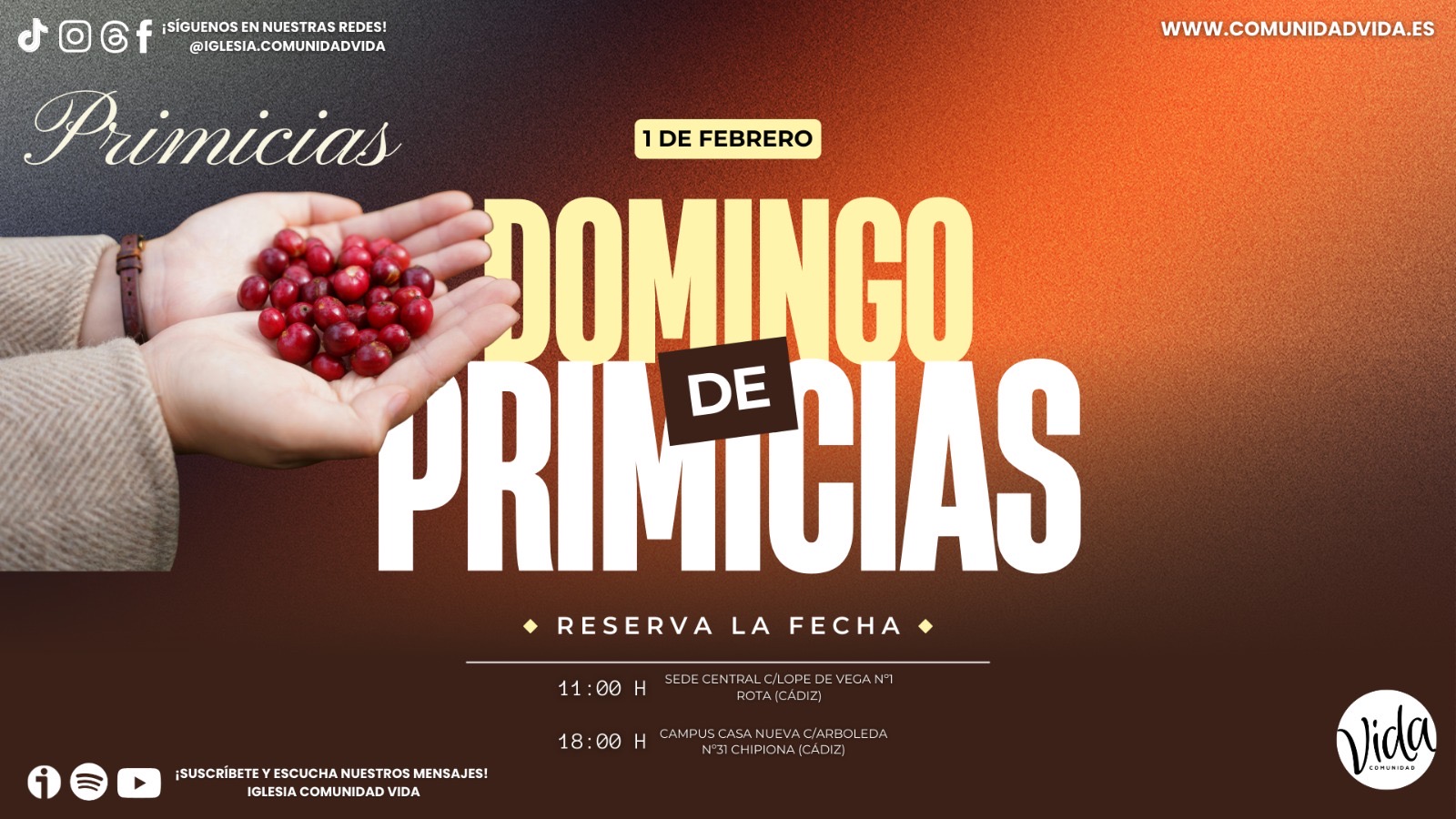 Eventos Comunidad Vida